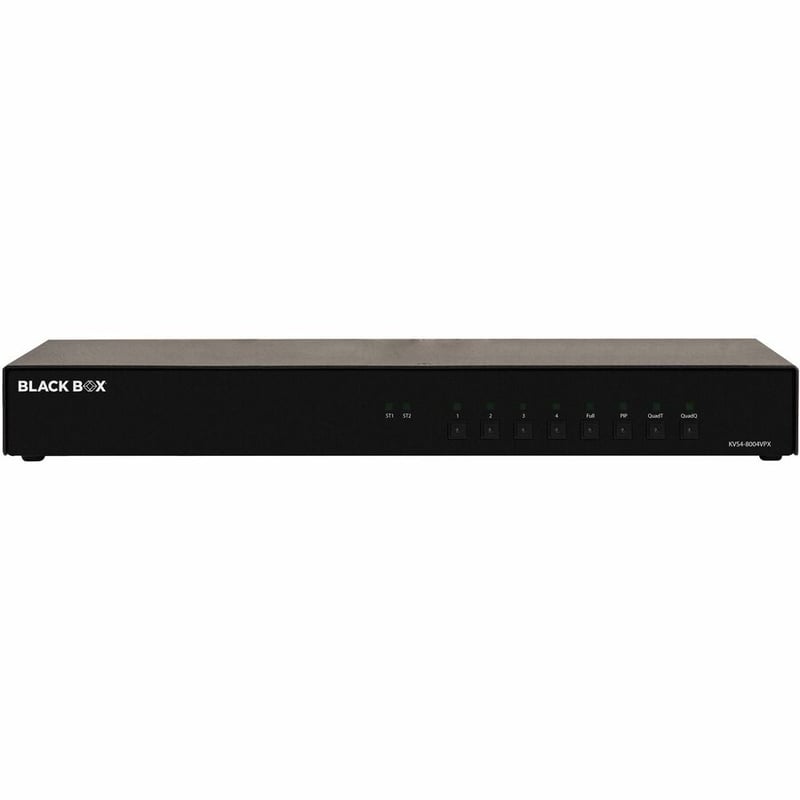 Black Box Secure NIAP 4.0 Certified KVM MultiViewer - 4-Port, Single-Monitor, DisplayPort, CAC - Thumbnail 2