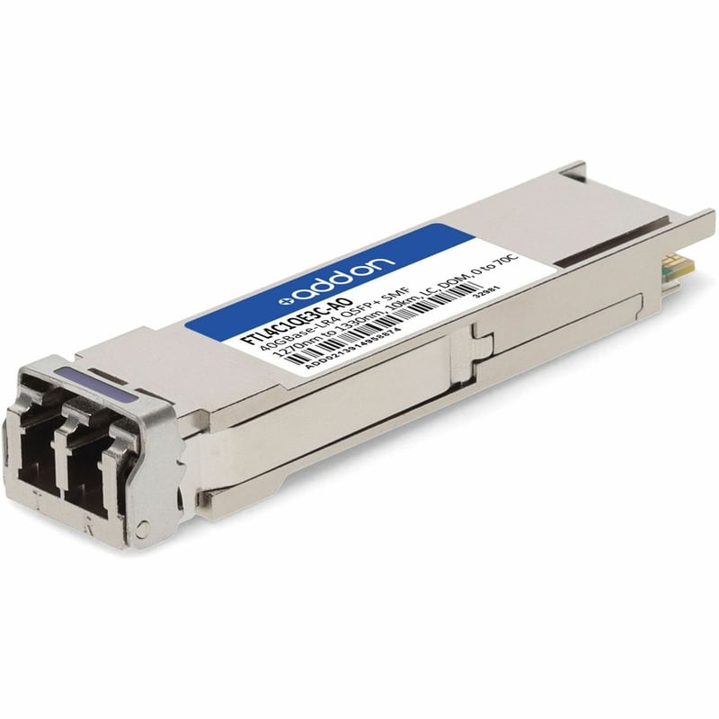 FINISAR QSFP-40G-LR4 COMP XCVR TAA 40G-LR4 LC 10KM 0 TO 70C QSFP+ - Thumbnail 1