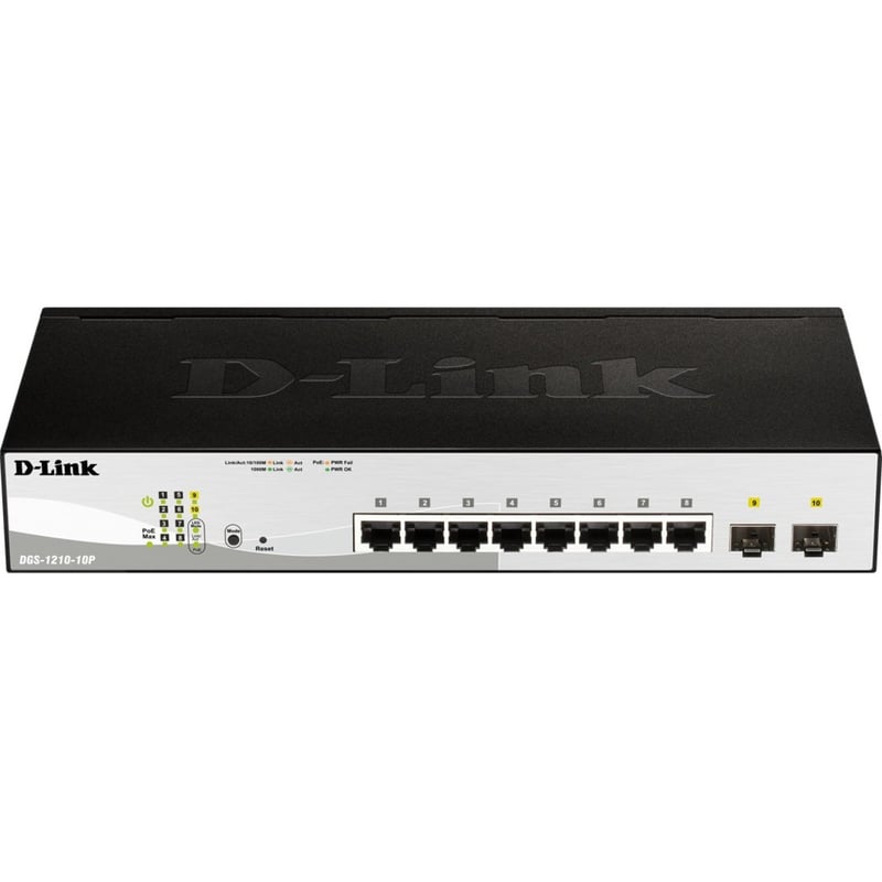 D-Link DGS-1210-10MP Ethernet Switch - Thumbnail 1