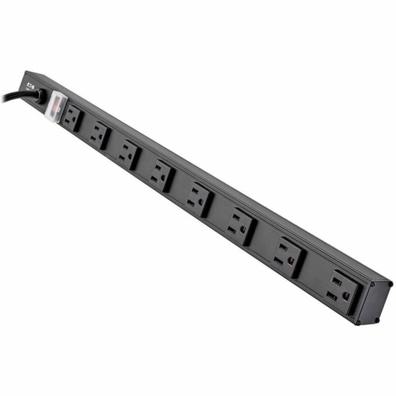 Tripp Lite by Eaton 8-Outlet Vertical Power Strip 120V 15A NEMA 5-15P 15 ft. (4.57 m) Cord 24 in. Black Housing - Thumbnail 1