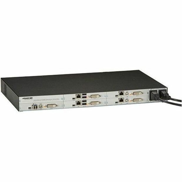 Black Box 6-Port DKM Modular Card Chasis with Redundant Power Option and Backplane - Thumbnail 2