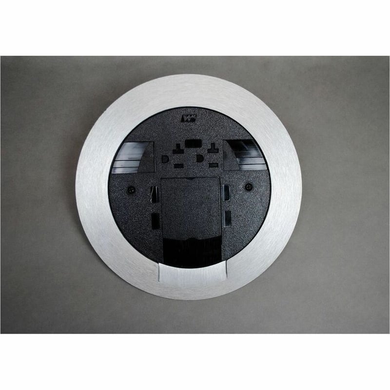 Wiremold Wiremold Ratchet-Pro Series Multiple Service Furniture Feed Floor Box Cover Kit - Thumbnail 2