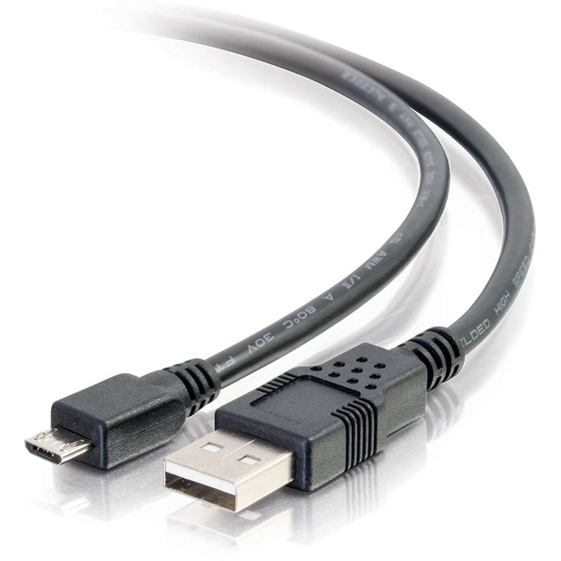 C2G 15ft USB 2.0 A to Micro-USB B Cable - USB Cable - Phone Charging Cable - Thumbnail 2