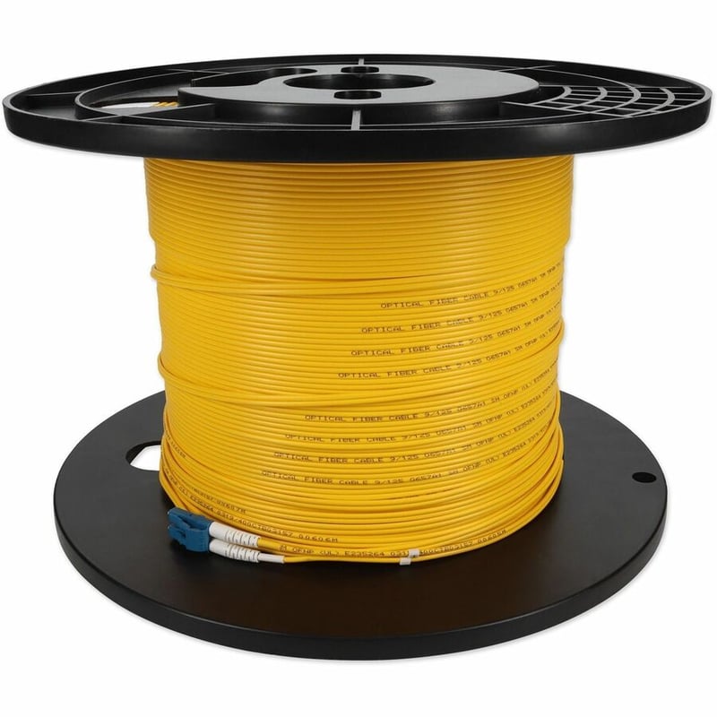 AddOn 72m SC to LC Yellow OS2 Duplex OFNP (Plenum-Rated) SMF Fiber Patch Cable - Thumbnail 2