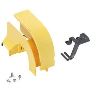 Panduit FiberRunner® Spill-Over Fitting, 2x2, Yellow - Thumbnail 1