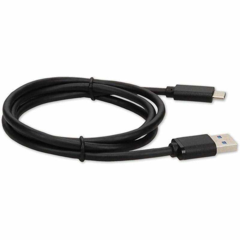 AddOn 3.0m (9.8ft) USB 3.1 Type (C) Male to USB 3.0 (A) Male Black Cable - Thumbnail 5