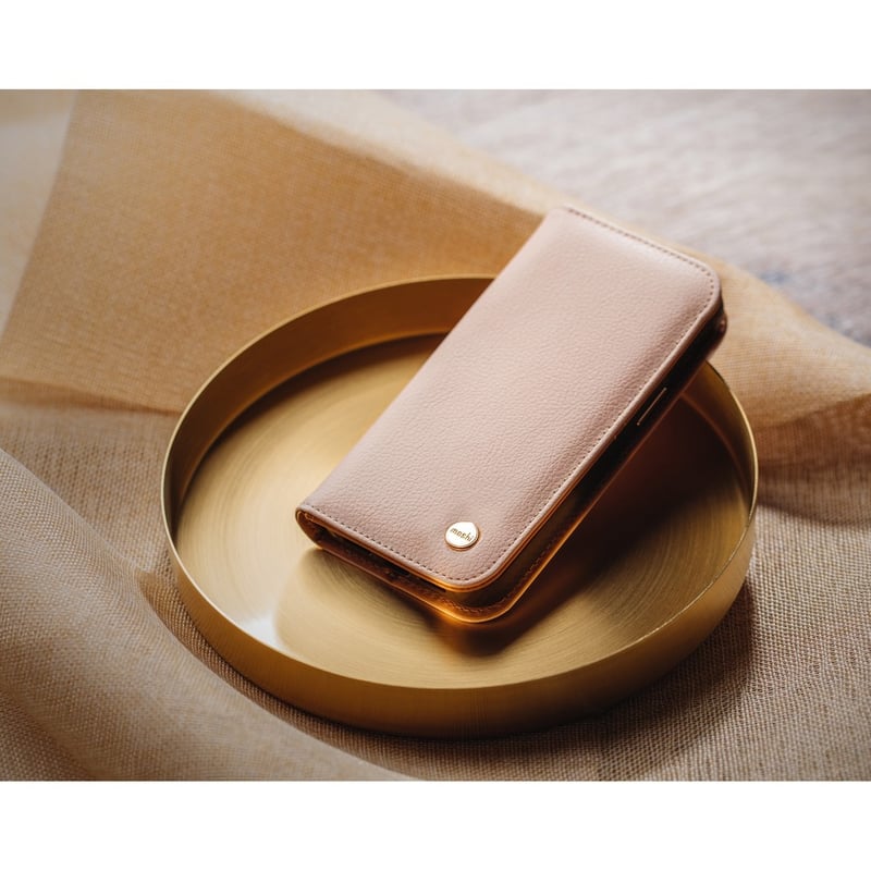 Moshi Overture Carrying Case (Wallet) Apple iPhone 13 Smartphone - Luna Pink - Thumbnail 5