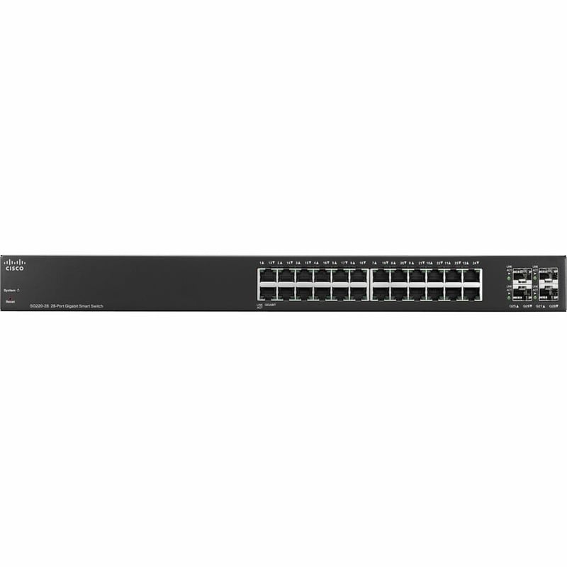 SG220-28 28-PORT GIGABIT SMART SWITCH REMANUFACTURED - Thumbnail 3