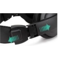 Ergoguys Black Lightweight Headset with Adjustable Mic - Thumbnail 2