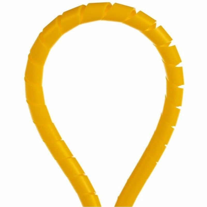Panduit Spiral Wrap T50F-TL4Y Spiral Wrap, Yellow, PE, 0.375" Min Dia., 250' Roll, PK1 - Thumbnail 1