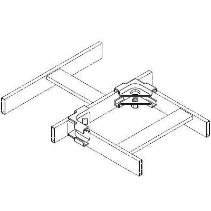 Tripp Lite by Eaton Junction-Splice Kit for 90-Degree Ladder Runway Connections - Hardware Included - Thumbnail 4