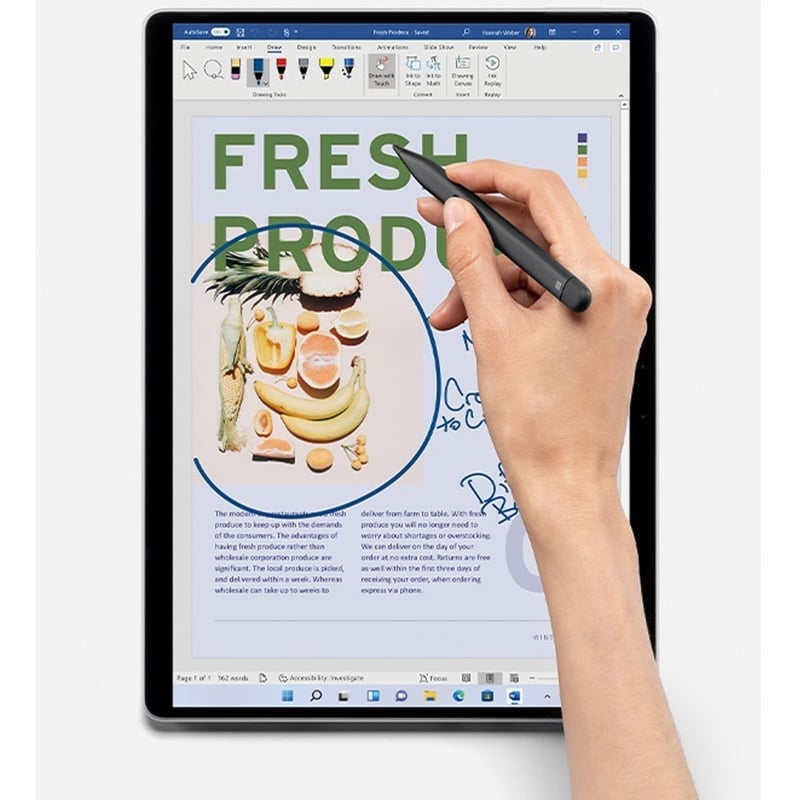 Microsoft Surface Pro 8 Tablet - 13" - 8 GB - 128 GB SSD - Windows 10 Pro - Platinum - TAA Compliant - Thumbnail 4