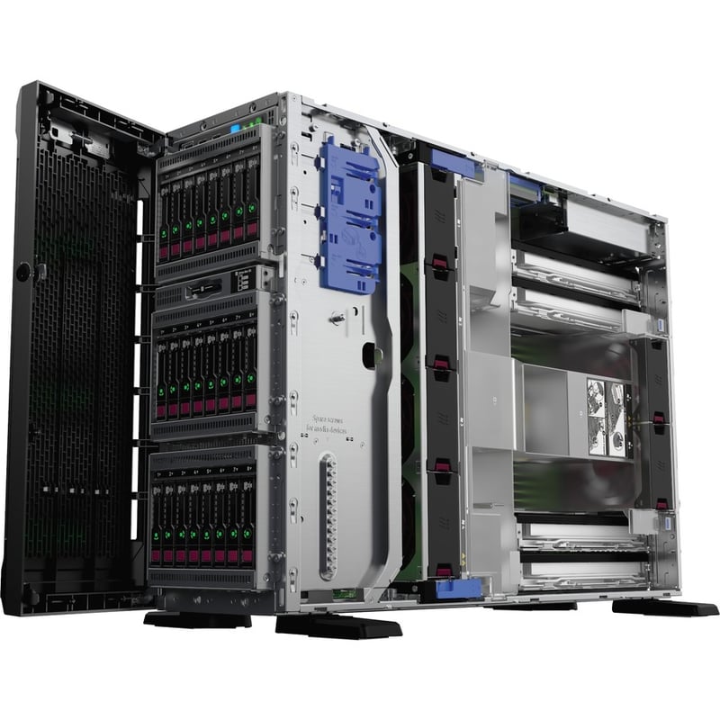 HPE ML350 GEN10 4214R 1P 32G 8SFF SVR - Thumbnail 2