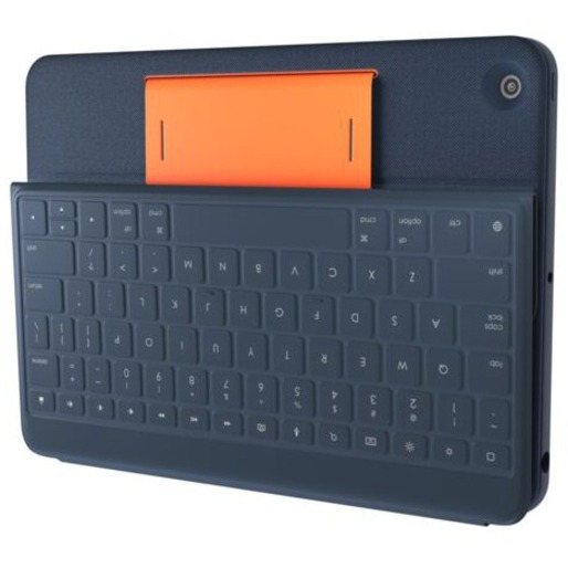 Logitech Rugged Combo 3 Rugged Keyboard/Cover Case (Folio) Apple, Logitech iPad (8th Generation), iPad (7th Generation), iPad (9th Generation) Tablet - Blue - Thumbnail 5
