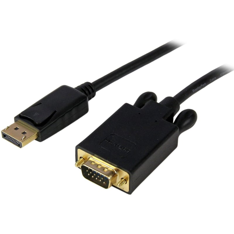 StarTech.com 10ft (3m) DisplayPort to VGA Cable, Active DisplayPort to VGA Adapter Cable, 1080p Video, DP to VGA Monitor Converter Cable - Thumbnail 1
