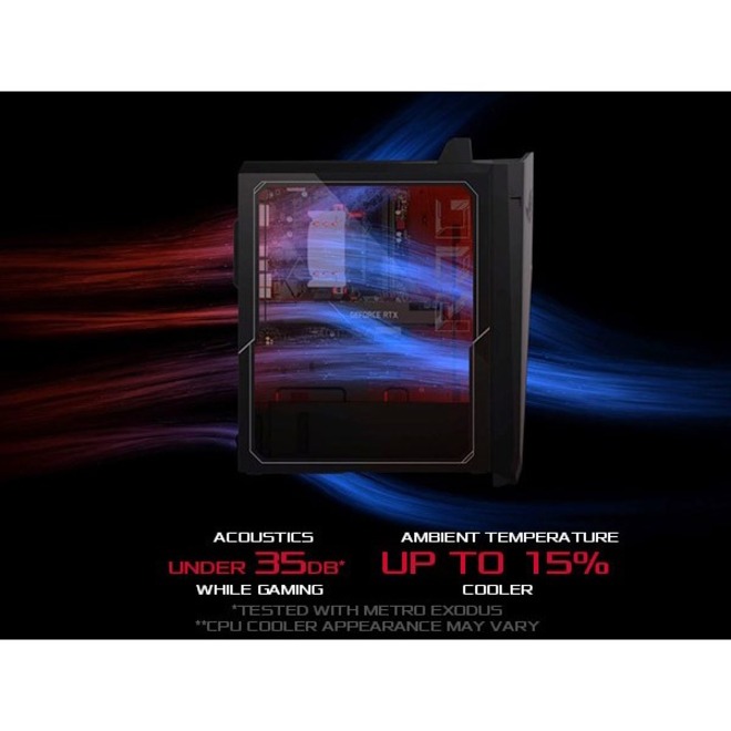 Asus ROG Strix GT15 G15CF-XB764 Gaming Desktop Computer - Intel Core i7 12th Gen i7-12700F Dodeca-core (12 Core) 2.10 GHz - 16 GB RAM DDR4 SDRAM - 512 GB PCI Express 4.0 SSD - Tower - Star Black