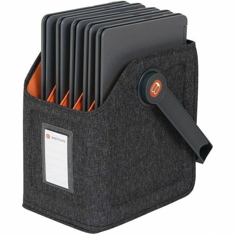 Bretford CUBE Toploader Cart with Caddies 30 Bay Charging Cart