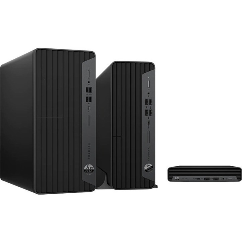 HP Business Desktop ProDesk 600 G6 Desktop Computer - Intel Core i5 10th Gen i5-10500T - 16 GB RAM DDR4 SDRAM - 256 GB SSD - Desktop Mini - Thumbnail 2
