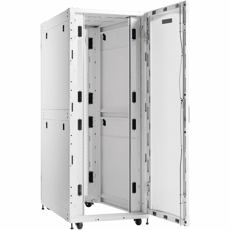 48U STANDARD-DEPTH EXTRA-WIDTH HEAVYDUTY RACK FOR AI SERVERS WHITE - Thumbnail 2
