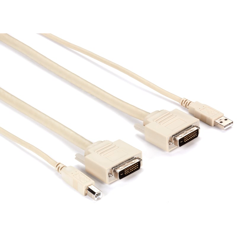 Black Box KVM CPU Cable - DVI-D - USB, 6-ft. (1.8-m) - Thumbnail 1
