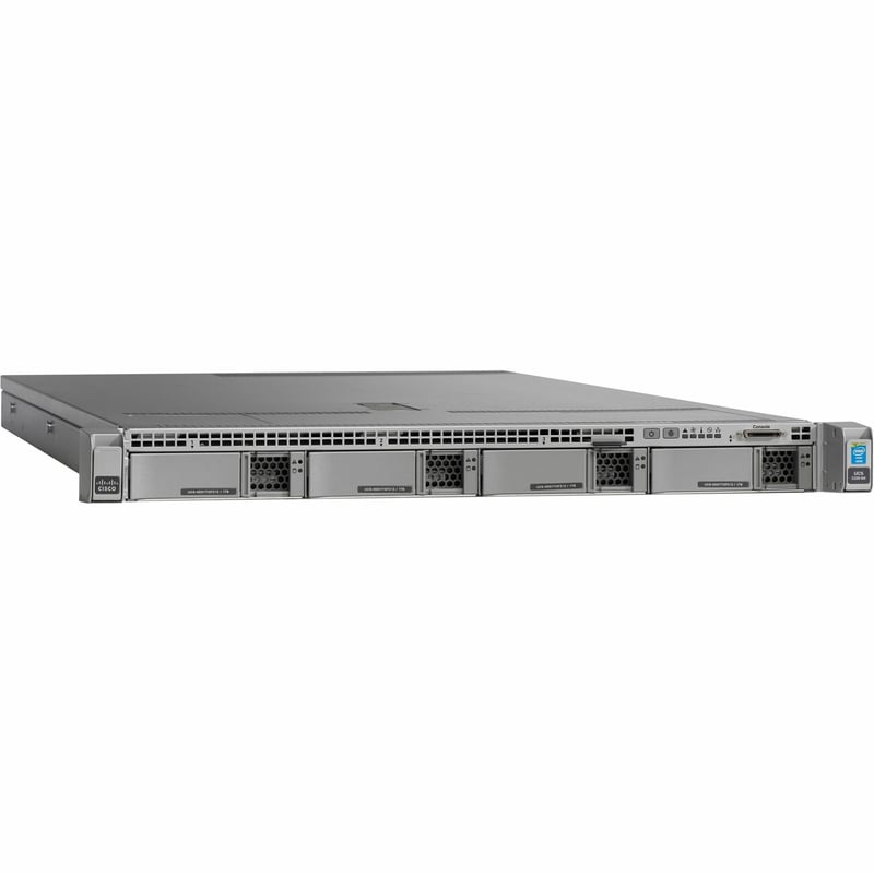 Cisco C220 M4 1U Rack Server - 2 x Intel Xeon E5-2630 v3 2.40 GHz - 64 GB RAM - Serial ATA/600, 12Gb/s SAS Controller - Thumbnail 1