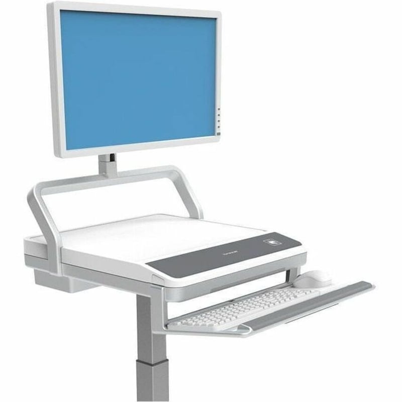 Capsa Healthcare - T7 Non-Powered Cart (T75-N-2P00010) - Non-Powered Mobile Computing Cart - No Power System - Manual Lift - No Battery - Thumbnail 3
