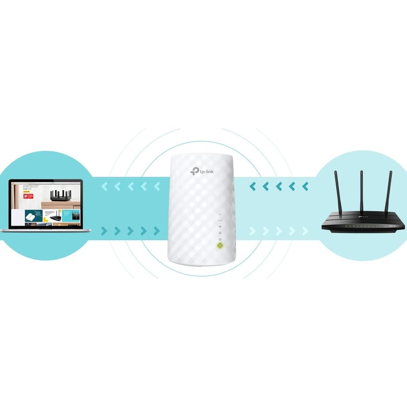 TP-Link RE220 - Dual Band IEEE 802.11ac 750 Mbit/s Wireless Range Extender - Thumbnail 5