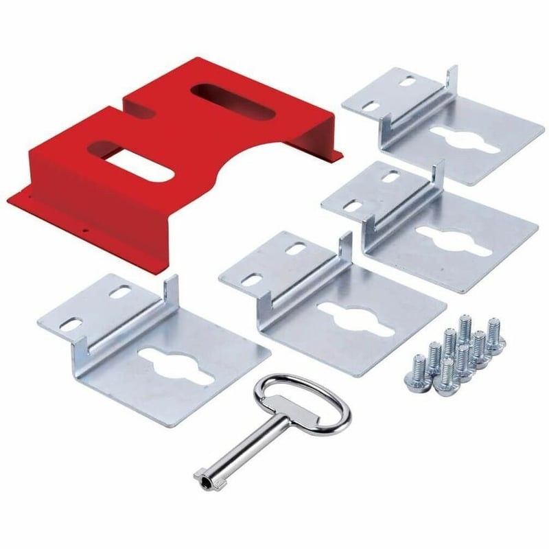 Tripp Lite by Eaton SmartRack Outdoor Industrial Enclosure with Lock - NEMA 4, Surface Mount, Metal Construction, 12 x 12 x 10 in., Red - Thumbnail 3