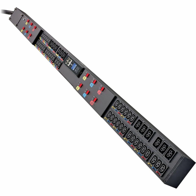 3-PHASE MANAGED HDX RACK PDU G4 208V 54 OUTLETS (42 C13 + 12 C39) - Thumbnail 1