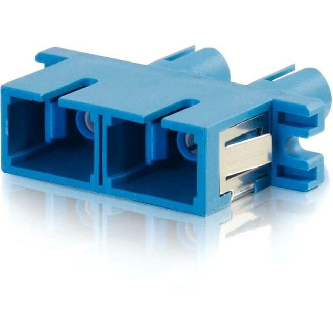 SC-ST DUPLEX SM FIBER COUPLER - PLASTIC - Thumbnail 1