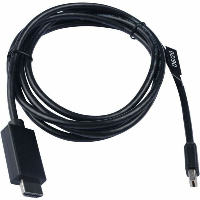 V7 Black Video Cable Mini DisplayPort Male to HDMI Male 2m 6.6ft - Thumbnail 4