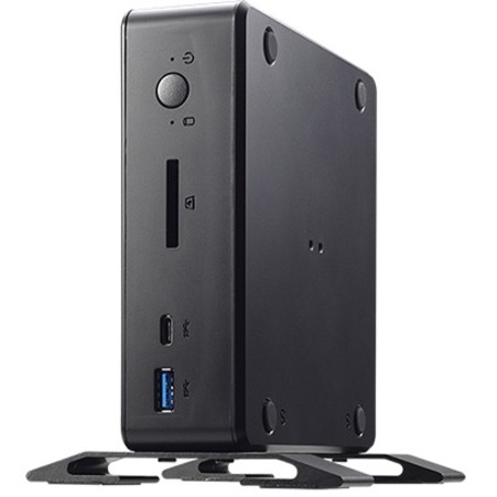 Shuttle XPC nano NC10U Desktop Computer - Intel Celeron 4205U Dual-core (2 Core) 1.80 GHz - 8 GB RAM DDR4 SDRAM - Black - Thumbnail 5