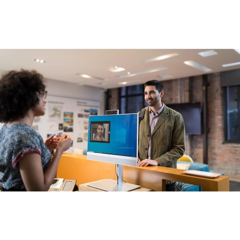 HP EliteOne 800 G6 All-in-One Computer - Intel Core i5 10th Gen i5-10600 Hexa-core (6 Core) 3.30 GHz - 16 GB RAM DDR4 SDRAM - 256 GB M.2 PCI Express NVMe 3.0 SSD - 27" - Desktop - Thumbnail 5