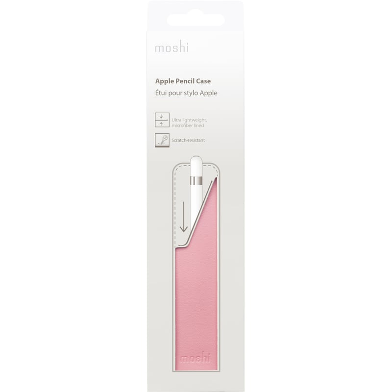 VEGAN LEATHER APPLE PENCIL CASE WITH MICROFIBER LINING. ATTACHES TO MOSHIS VERSA - Thumbnail 2