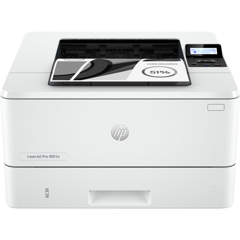 HP LaserJet Pro 4001 4001n Desktop Laser Printer - Monochrome - Thumbnail 1