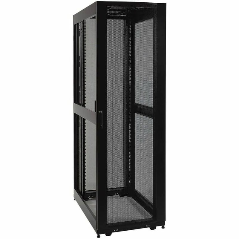 Tripp Lite by Eaton 42U SmartRack Standard-Depth Rack Enclosure Cabinet Threaded 10-32 Mounting Holes with doors & side panels - Thumbnail 3