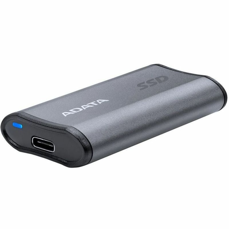 Adata Elite SE880 AELI-SE880-1TCGY 1 TB Portable Solid State Drive - External - Titanium Gray