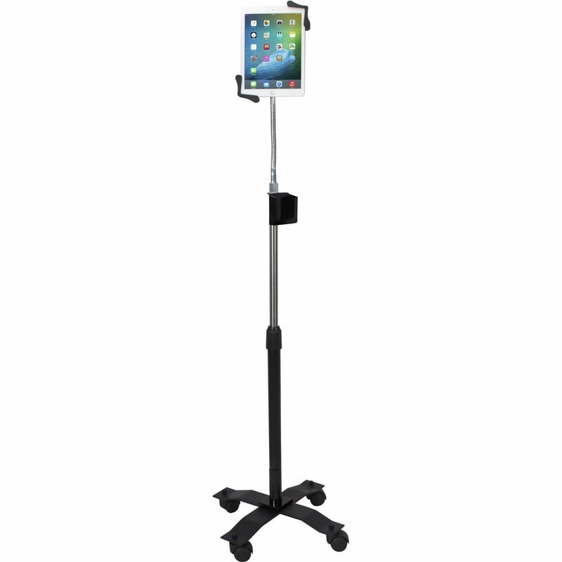 CTA Compact Gooseneck Floor Stand for 7-13 Inch Tablets, including iPad 10.2-inch (7th/ 8th/ 9th Generation) - Thumbnail 1