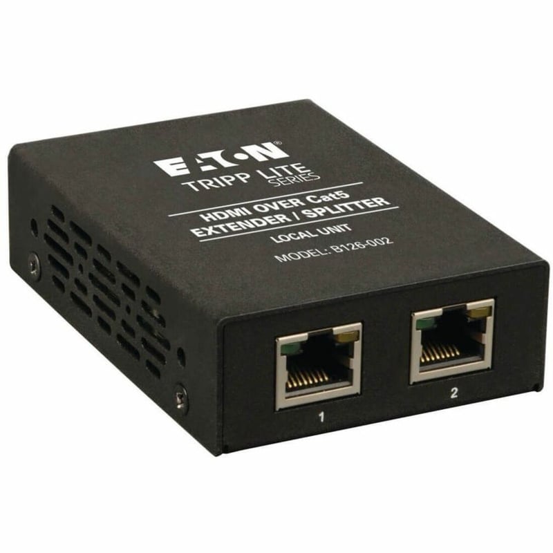 Tripp Lite by Eaton 2-Port HDMI over Cat5/6 Extender/Splitter Box-Style Transmitter for Video/Audio Up to 150 ft. (45 m) TAA - Thumbnail 1