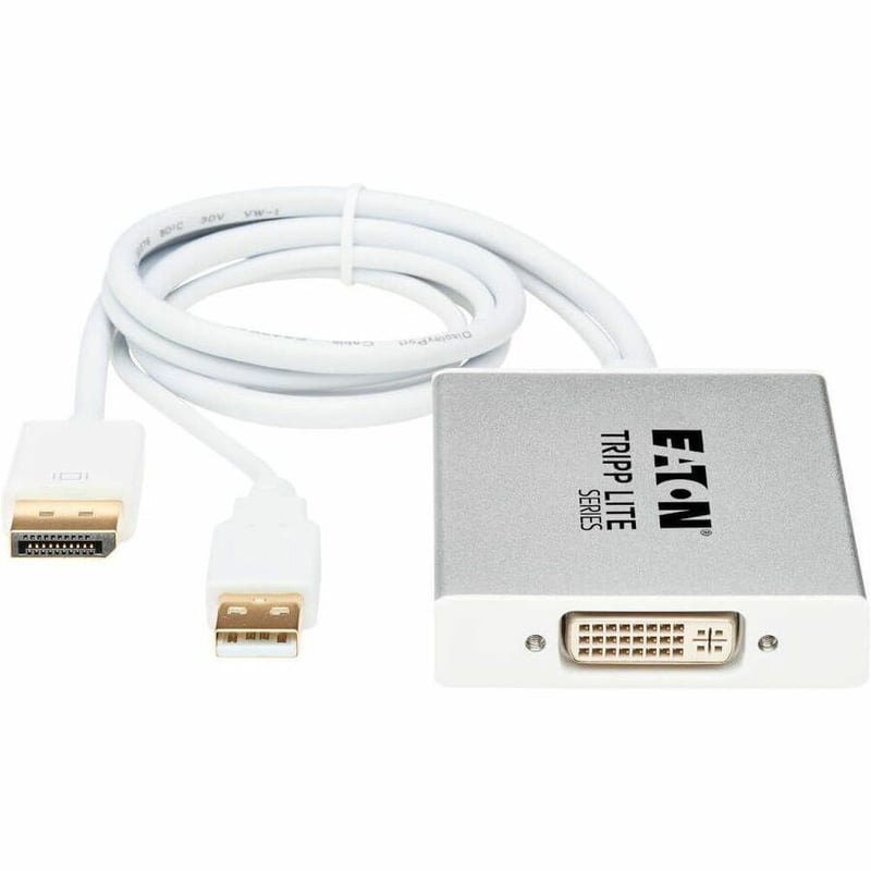 Eaton Tripp Lite Series DisplayPort to DVI Dual-Link Active Adapter Video Converter (M/F), 6-in. (15.24 cm) - Thumbnail 2