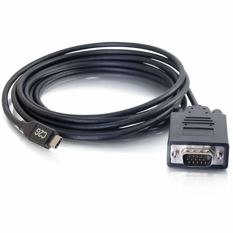 10FT 3M USB-C TO VGA ADAPTER CABLE - Thumbnail 1
