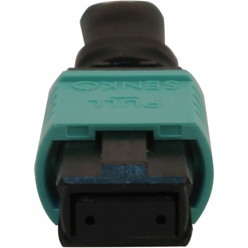 Tripp Lite by Eaton Multimode 50/125 OM3 Loopback Fiber Optic Cable Tester (12F MTP/MPO Female) LSZH Aqua - Thumbnail 2