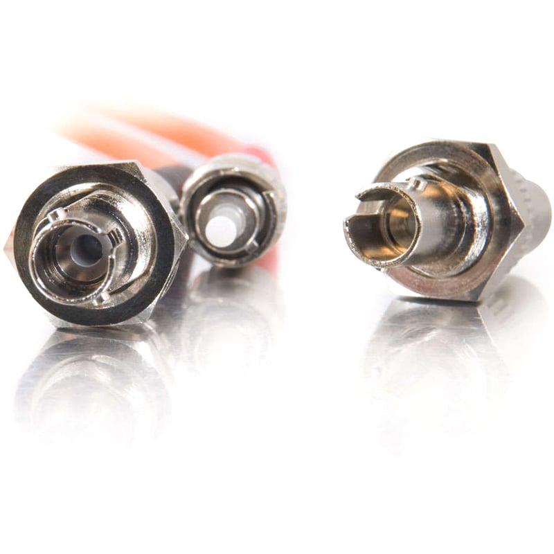 C2G 1ft Multimode ST Female to SC Male Fiber Adapter Cable - Thumbnail 3