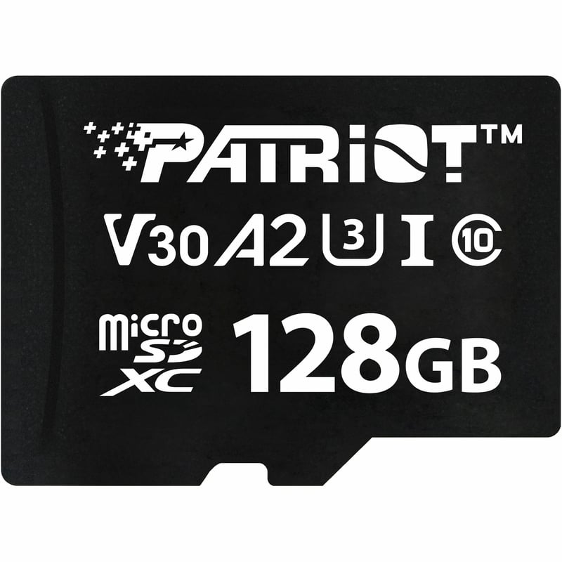 PATRIOT VX SERIES 128GB MICRO SDXC V30 A2 W/O ADAPTER - Thumbnail 1