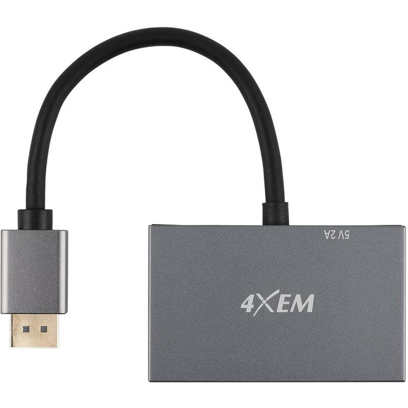 4XEM's 3-Port DP to HDMI 8K Dual 4K Multi-Monitor Hub - Thumbnail 3