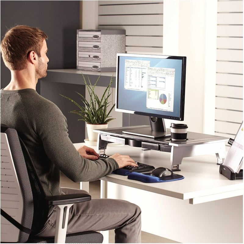 Fellowes Office Suites Premium Monitor Riser - Thumbnail 4