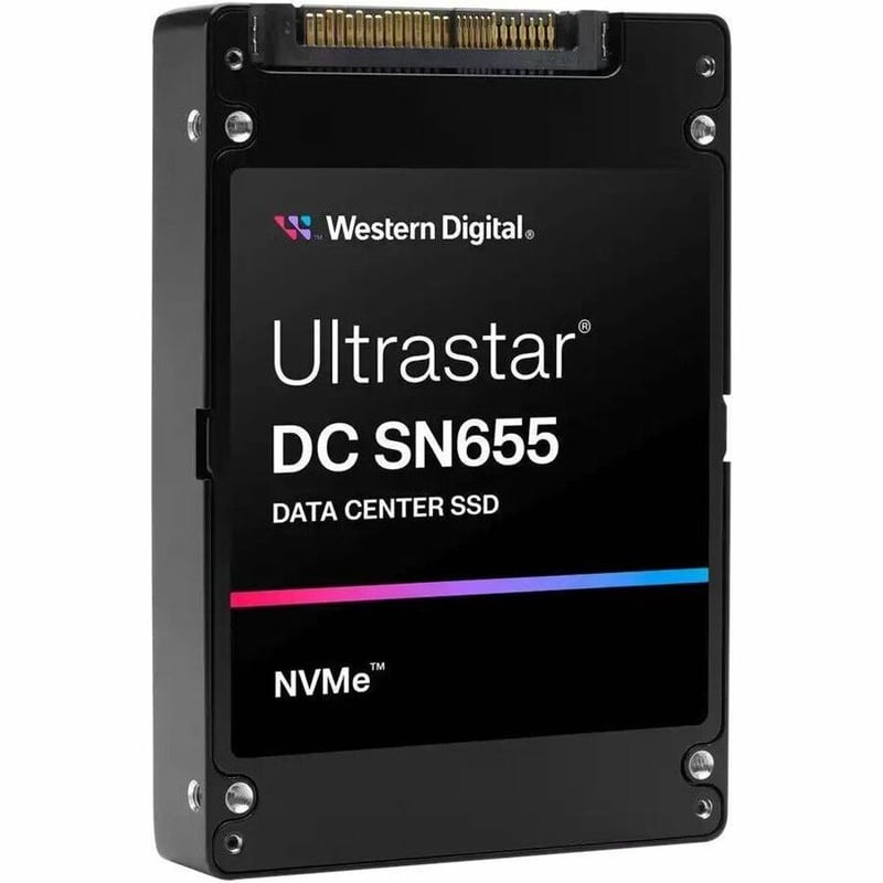 WD Ultrastar DC SN655 WUS5EA138ESP7E1 3.84 TB Solid State Drive - U.3 15 mm Internal - PCI Express NVMe (PCI Express NVMe 4.0) - Read Intensive - Thumbnail 2
