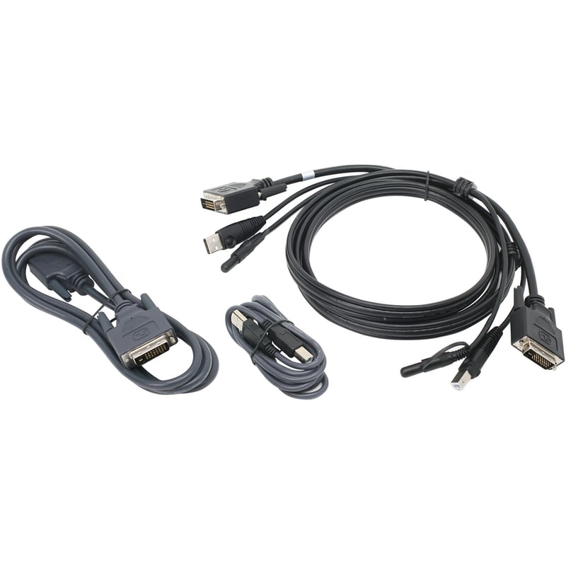 IOGEAR 6 ft. Dual View DVI, USB KVM Cable Kit with Audio (TAA) - Thumbnail 2