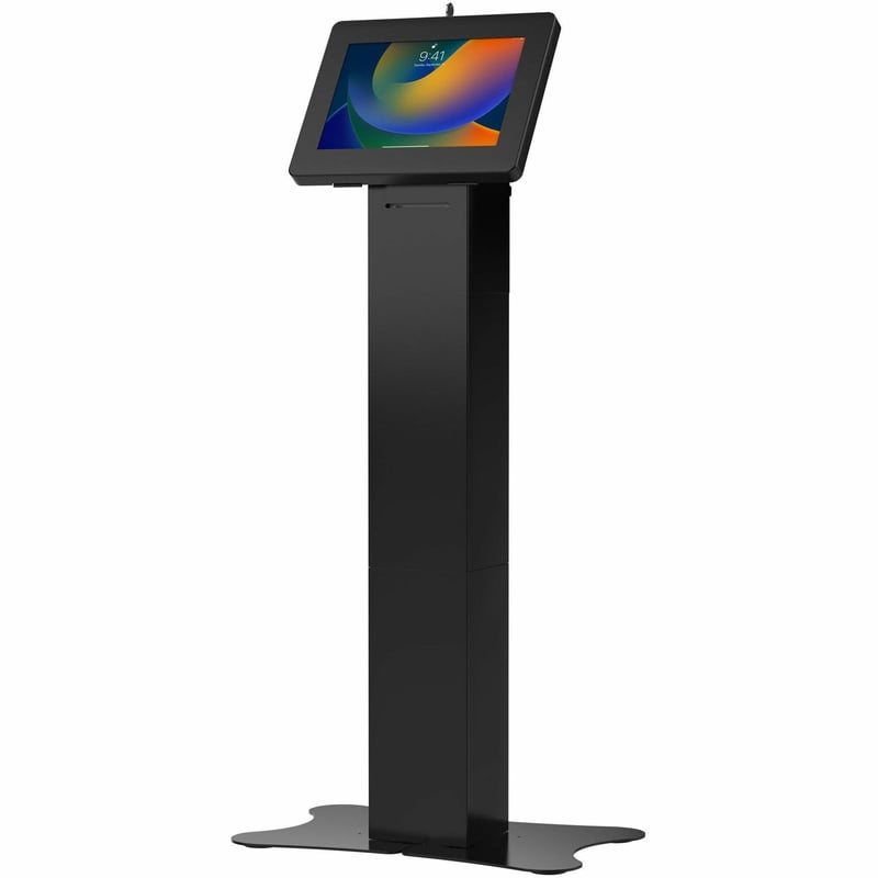 CTA Digital Premium Locking Floor Stand Kiosk with Enclosed Printer Storage & Cable Management for iPad 10.9-inch (10th Generation) and more - Thumbnail 1