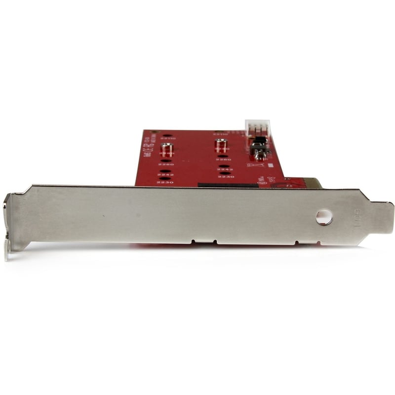 StarTech.com 2x M.2 SATA SSD Controller Card - PCIe - PCI Express M.2 SATA III Controller - NGFF Card Adapter - Thumbnail 3